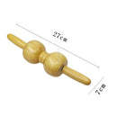 Meridian yoga stick body massager stomach back waist neck leg massage stick wooden roller massage hammer