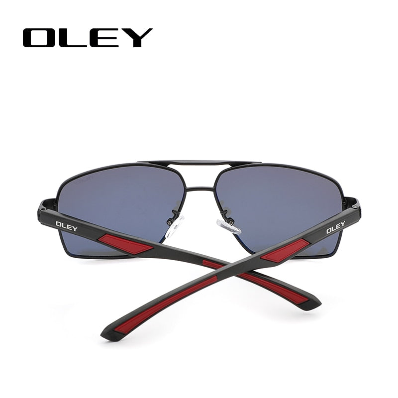 OLEY Brand Design Classic Pilot Polarized Sunglasses Men&