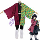 Anime Costume Demon Slayer Cosplay Tanjirou Kamado Cosplay Costume Kimetsu no Yaiba Men Kimono Halloween Costume
