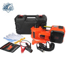 Gato hidráulico eléctrico para coche de 5T y 45cm, elevador de neumáticos portátil, reparación de automóviles, herramientas mecánicas, inflador, linterna, martillo seguro