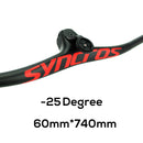 SYNCROS Carbon Fiber Mountain Integrated MTB Handlebar FRASER IC SL -8 -17 -25 Three Specifications with Titanium Screws