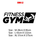 Large 73cmX104cm Fitness Quote Vinyl Wall Stickers For Gym Rooms Decor Fitness Room Sticker Motivate Frse Vinyl Wall Decals