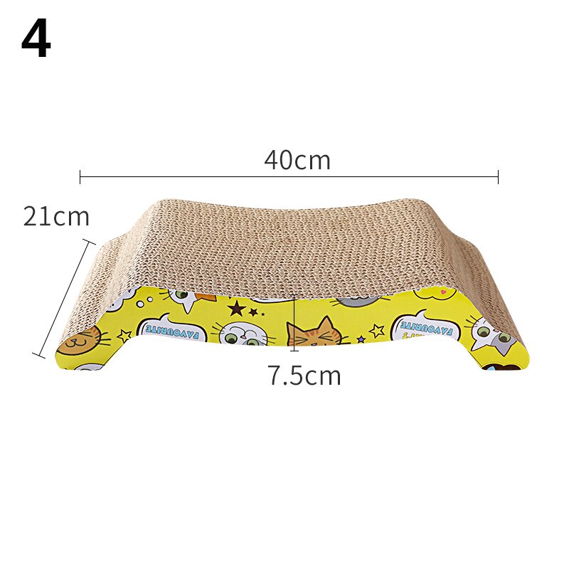 KIMPETS Cat Toys Scratchers Cat Scratching Board Claw Grinder Corrugated Paper Cat Supplies Wear-resistant Scratcher