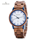 BOBO BIRD Fashion Wood Ladies Watch часы женские Quartz Wristwatches Female relojes para Customize Waterproof Dropshipping OEM