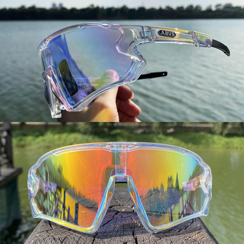 Sunglasses Black Photochromic Cycling Glasses UV400 MTB Bike Bicycle Riding TR90 Outdoor Sport Polarized Eyewear 1/5/6 lens