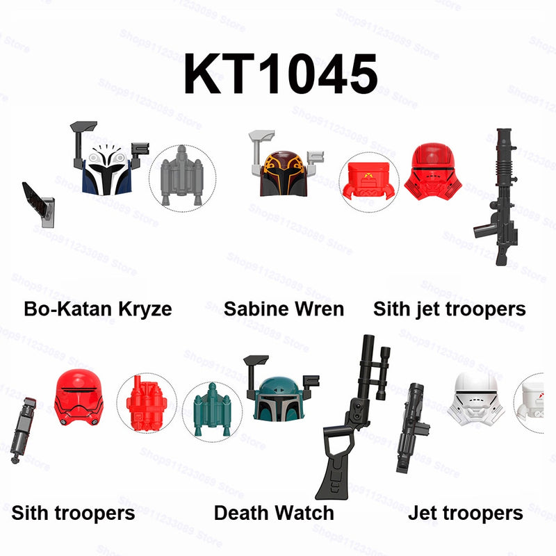 Mandalorians Baby Yoda Ahsoka Building Blocks Star Stormtroopers Luke Skywalker Boba Fett Obi-wan Wars Action Figure Toy