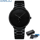 CRRJU Mens Watches Stainless Steel Men&