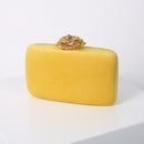 Velvet Clutch Bag for Women Luxury Designer Purse and Handbag Diamond Flower Lock Elegant Evening Bag Wedding Clutch ZD1905