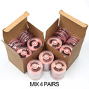 Wholesale Items Lashes Eye Bulk Lots 4/10/50/100 PCS Natural Long False Eyelashes Fluffy Wispy Faux 3D Mink Lashes Soft Handmade