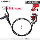TANKE MTB Bike oil disc brake 160mm rotor Caliper hydraulic calliperplate Front Rear handle A B-pillar CNC bicycle parts cycling