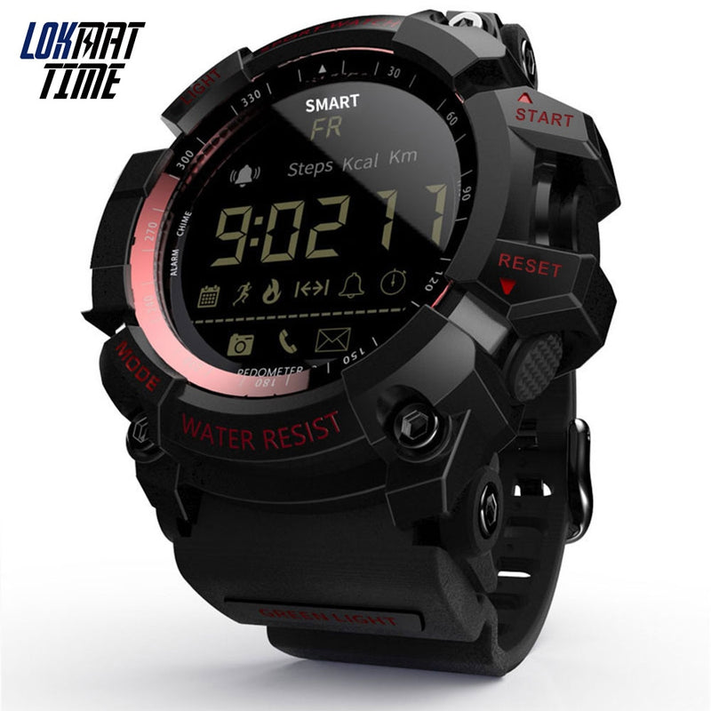 Lokmat Time Sport Smart Watch Fitness Actividad al aire libre Reloj IP67 Relojes impermeables Podómetro Mensaje de llamada Recordatorio para teléfono