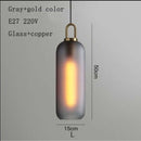 Nordic modern simple glass ball LED E27 pendant lights interior lighting lamps restaurant bedroom stair decoration hanging light