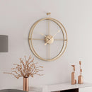 Nordic Luxury Large Wall Clock Modern Design Living Room Kitchen Wall Clock Battery Operated Iron Personality Clocks Home Decor