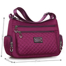 Bolsos de mensajero de nailon impermeables a la moda para mujer Carteira Vintage Hobos bolso de mano para mujer bolsos cruzados para mujer bolsos de hombro