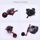 6.3:1 13+1BB Fishing Reel Left / Right Hand Low Profile Line Counter Fishing Tackle Gear with Digital Display Carretilha Pesca