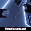 1pc TPR Decompression Ball Sticky Squash Ball Suction Decompression Toy Sticky Target Ball Children's Toy Response capability