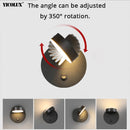 Modern LED Wall Lamp For Bedroom Bedside Study Indoor Round Iron Light Practical Luminaire Deco Maison Reading Lighting Fixtures