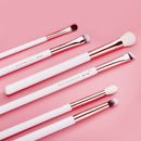Jessup  Makeup Brushes Kit 15Pcs Pearl White/Rose Gold pinceaux maquillage Cosmetis Tools Eyeliner Shader Concealer Pencil T217