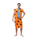 Umorden Purim Carnival Party Disfraces de Halloween Hombre adulto Primitive Savages Disfraz Hombres Fred Flintstones Stone Age Cosplay