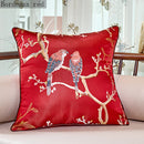 Chinese embroidered decorative cushions flower cushion cover sofa cover pillow