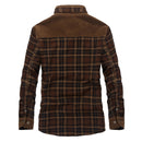 Chaqueta cálida de piel de montaña para hombre, abrigo militar grueso de lana, chaqueta de otoño e invierno, ropa ajustada para hombre, ropa de marca para hombre SA831