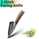 Kitchen Knife 1-9pcs Chef Knives 7CR17 440C High Carbon Stainless Steel Damascus Drawing Gyuto Cleaver Set Slicer Santoku Knife