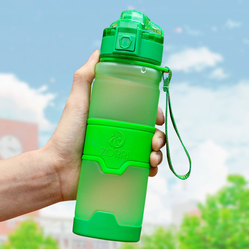 Botella de agua deportiva ZORRI CE / EU BPA Botellas agitadoras de proteínas gratis Tour al aire libre Gimnasio Tritan Plastic Drinkware Artículos de envío gratis