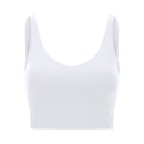 SHINBENE EVERYDAY Cozy Soft Workout Gym Yoga Crop Top Mujeres Naked Feel Padded Athletic Running Fitness Sport Bras Tops