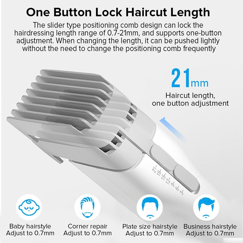 Cortadora de pelo eléctrica ENCHEN Boost USB para hombres, adultos y niños, máquina cortadora de pelo recargable inalámbrica profesional