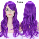 S-noilite Synthetic 28colors 22inch Loose Wave Wigs Halloween Cosplay Wig Blue Red Pink Grey Purple Hair Wig Cosplay for party