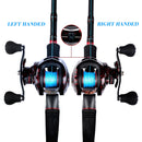 PROBEROS Fishing Reel 7.1:1/7.2:1 Carbon Shell Lightweight Magnetic Brake Max Drag 15LB-22LB Bait Casting Reel Fishing Tackle