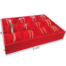Bracelet Tray 4 Grids Jewelry Display Box Jewelry Pillow Display Prop Watches Bracelet Showcase Watch Tray