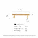 Dooroom Brass Furniture Handles Knurling Gold Black Modern Wardrobe Cabinet Dresser Cupboard Drawer Pulls Knobs bar Knurled