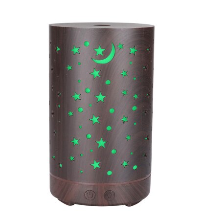 NMT 076 200 ML Luftbefeuchter Ätherisches Öl Aroma Diffusor Kaltnebelsprüher 7 Farbe LED Nachtlicht Für Zuhause Schlafzimmer