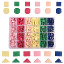 Colorful Miuki Enamel Tila Tile Beads Square Hematite Boho Metal Beads Myuki Beads for Jewelry Making Diy Craft Christmas 2022