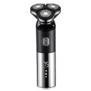 USB Rechargeable Electric Shaver Men's beard  trimmer Waterproof 3D Head Dry Wet LED Display razor  Washable Shaving Machine for