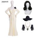 YOYOCOS Lady Dimitrescu Cosplay disfraz Chatelain Alcina Biohazard Comtesse Sexy Cosplay fiesta de Halloween señora vampiro collar