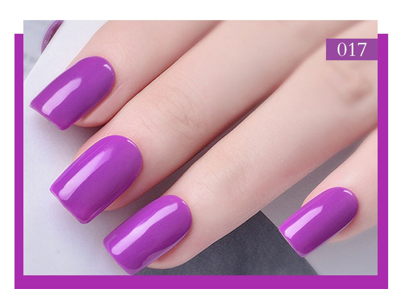 Beautilux Nagel-Gel-Polnisch-Installationssatz-violette purpurrote Lavendel-Farben-UV-LED-Gele stellten halbdauerhaften Nagellack-Lack 10ml 6pcs/lot ein