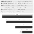 Lámpara de pared Led nórdica, candelabro de noche para dormitorio, moderno para el hogar, iluminación de escaleras, luz de pared para el hogar, accesorio de iluminación de pared, lámpara de baño