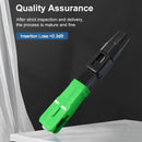 ONTi FTTH Conector rápido de fibra óptica integrado SC APC Adaptador de fibra óptica monomodo SC UPC Conexión en frío Montaje rápido en campo
