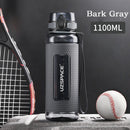 New 1.1L Water Bottle BPA Free Portable Leak-proof Shaker bottle Tritan Plastic Drinkware Outdoor Tour Gym