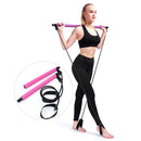 New Fitness Sport Pilates Bar Kit Gym Workout Stick Pilates Exercise Bar Kit with Resistance Band Body Building Puller Yoga Rope