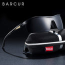 BARCUR Sports Eyewear Aluminium Sunglasses Men Polarized Sun glasses Women glasses Anti-Reflective shades oculos de sol feminino