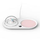 Calentador de 3 velocidades para taza de café, posavasos de calefacción, placa caliente termostática inteligente, almohadilla de calentamiento de agua para té de la leche con lámpara de aromaterapia para el hogar