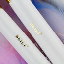 BEILI Make up Brush Set Professional White Face Makeup Brushes Pink Synthetic Hair Eyeshadow Blush Contour Foundation Brush