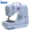 Inne Portable Sewing Machine Mini Electric Household Crafting Mending Overlock 12 Stitches with Presser Foot Pedal Beginners
