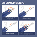 Fuerte 210 105L Taladro eléctrico para uñas 105L Máquina de mano para máquina de manicura Taladro eléctrico para uñas Juego de manicura Herramienta de arte de uñas