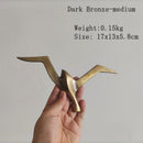 Lujo americano cobre puro creativo pájaro gaviota paloma colgante decoración de pared Retro Industrial ornamento sala de estar gaviota