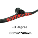 SYNCROS Carbon Fiber Mountain Integrated MTB Handlebar FRASER IC SL -8 -17 -25 Three Specifications with Titanium Screws