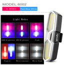 Bicycle waterproof taillight riding taillight LED USB rechargeable mountain bike bicycle light taillight helmet light multi-mode